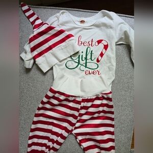 Best Gift Ever Christmas Onesie Set